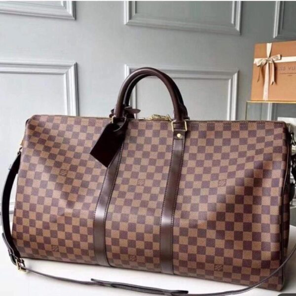 1st copy louis vuitton coffee check duffle bag 13851303673922 929ed11c - TheLuxuryTag