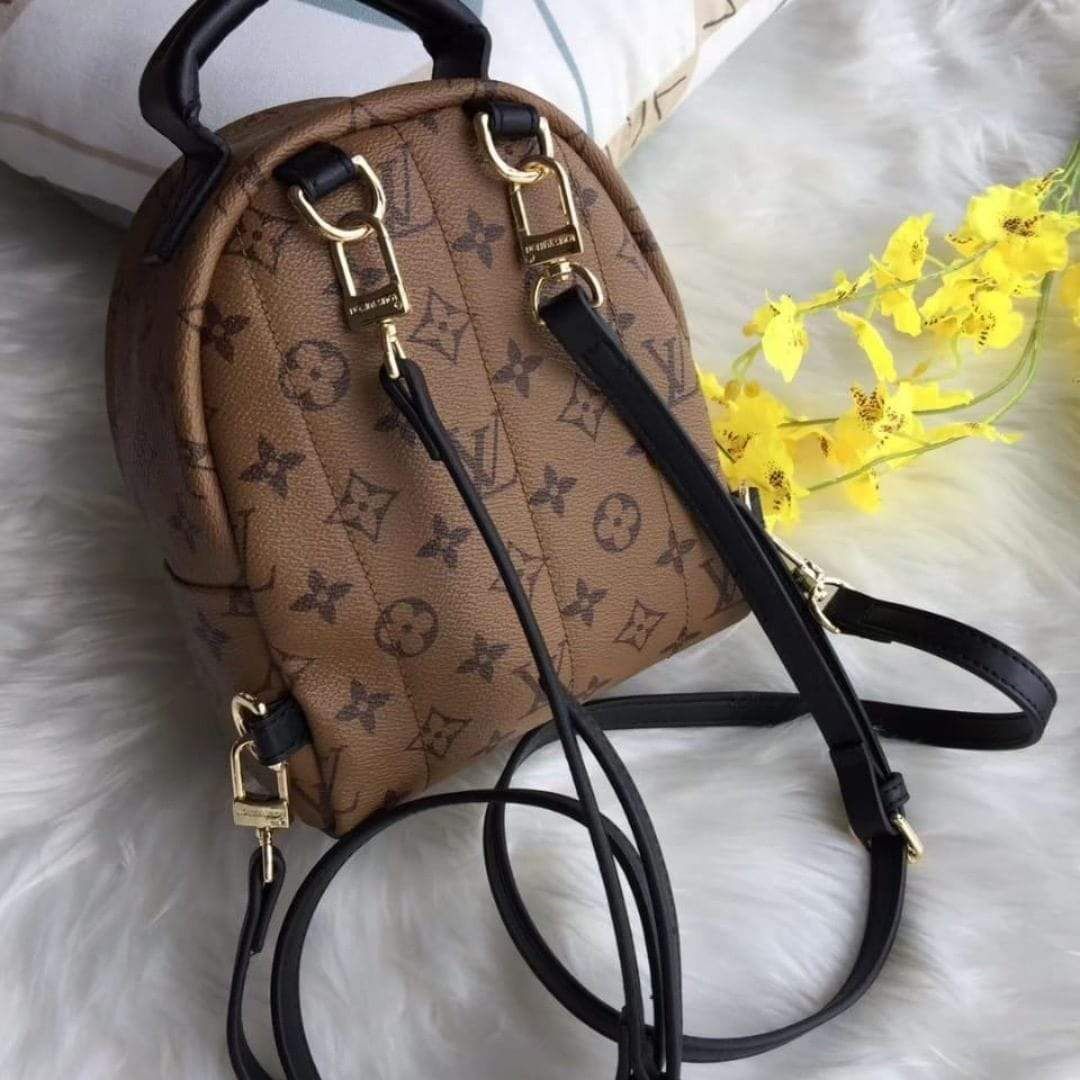 Louis Vuitton Brown-Coffee Palm Spring Mini Backpack