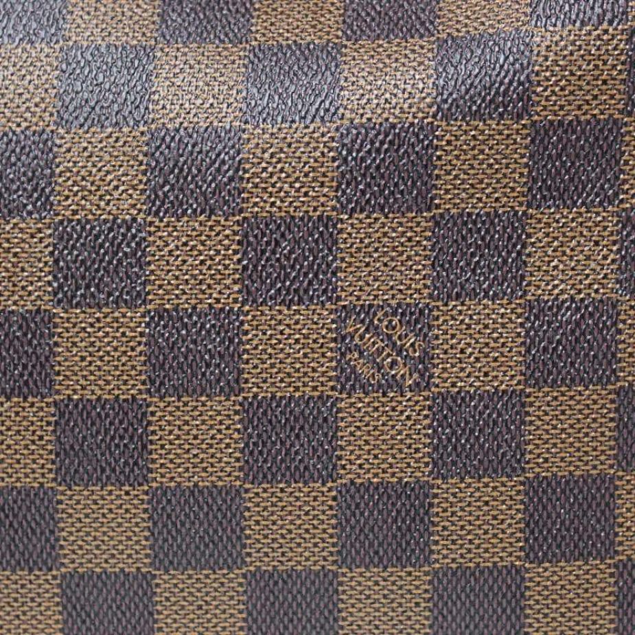 Louis Vuitton Neverfull Coffee Grid Tote With Wallet