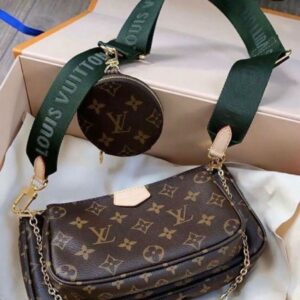 💕LOUIS VUITTON💕 Black Leather “on the go” Pm. In Excellent