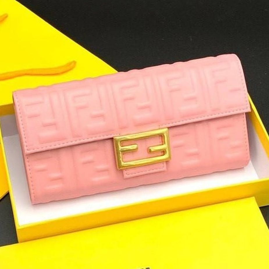 WhatsApp-Image-2021-05-13-at-18.31.36-00edb170 Fendi Baguette Premium Quality Pastel Pink Continental Wallet
