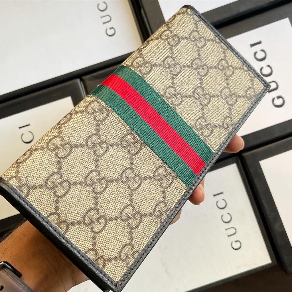 Gucci Ophidia GG Leather Unisex Long Wallet