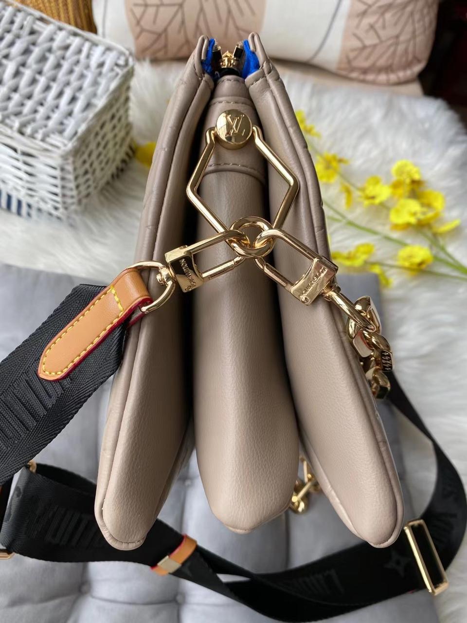 WhatsApp-Image-2021-09-14-at-3.30.46-PM Louis Vuitton Coussin Embossed Khaki Sling Bag (With Box)