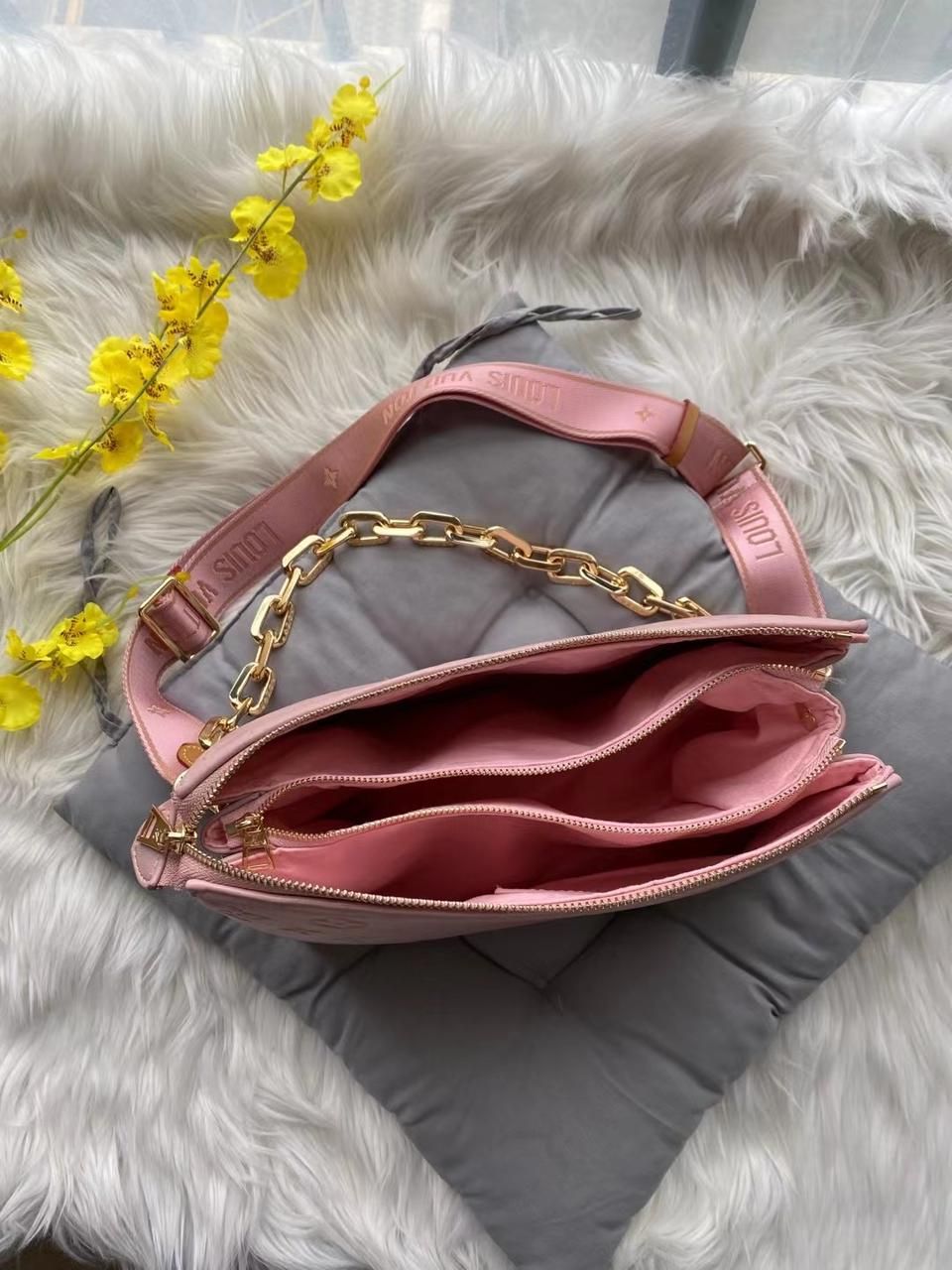 WhatsApp-Image-2021-09-14-at-3.30.47-PM-1-62ed1d9f Louis Vuitton Coussin Embossed Pink Sling Bag (With Box)