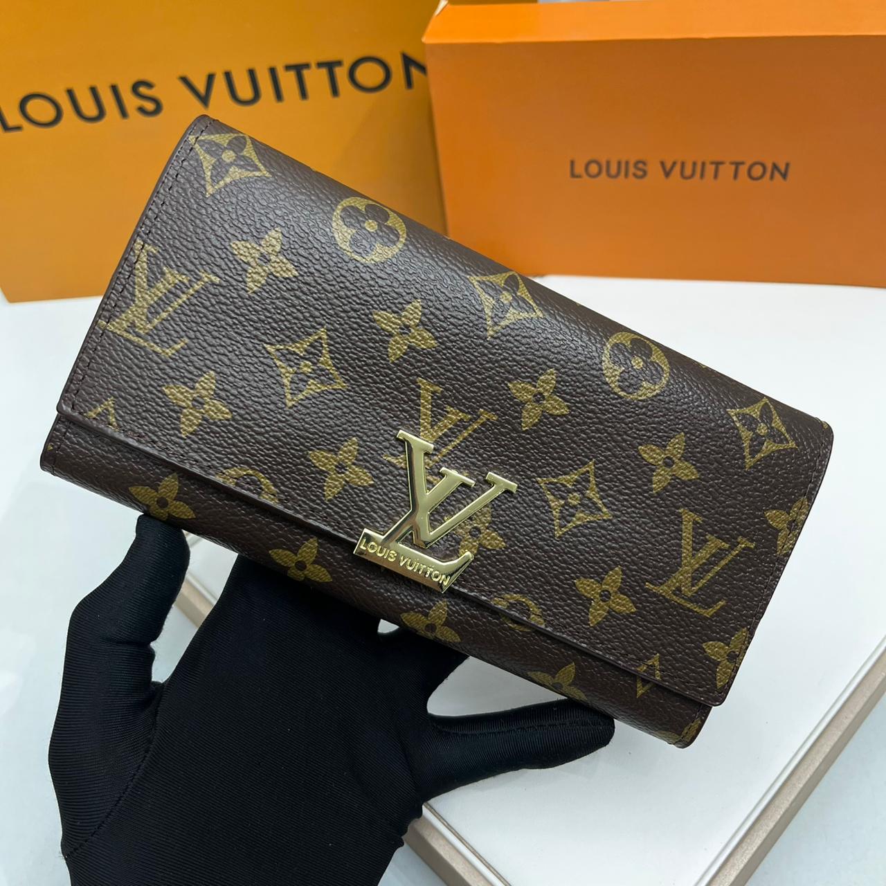 Louis Vuitton Mono Coffee Flap Wallet