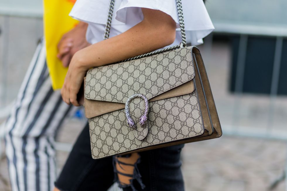 Gucci Dionysus Brown GG Supreme Large Sling Bag (With Box)