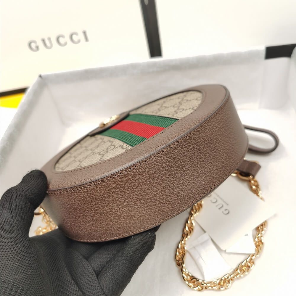 Buy Gucci Ophidia Mini GG Round Shoulder Bag (With Box) Online