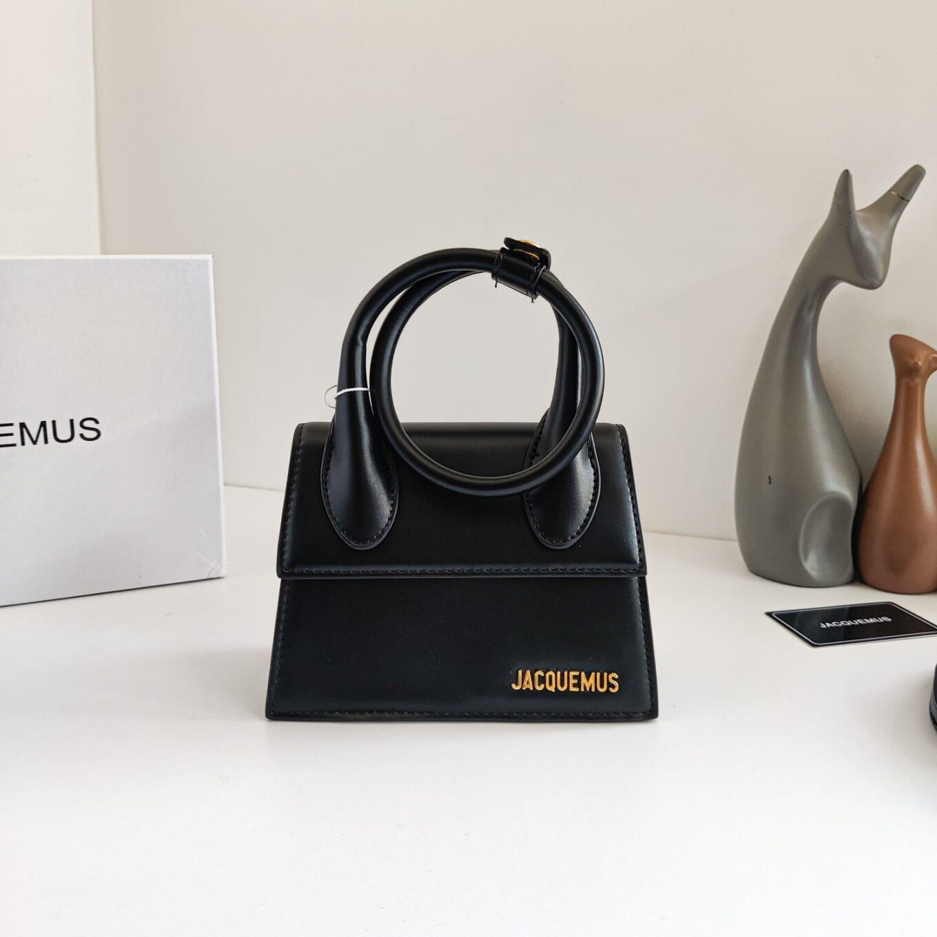 Jacquemus Chiquito Black Small Handbag (With Box)