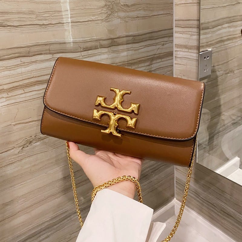 WhatsApp Image 2022-08-30 at 23.55.00 (1) Tory Burch Eleanor Khaki Crossbody Clutch Bag (With Box)