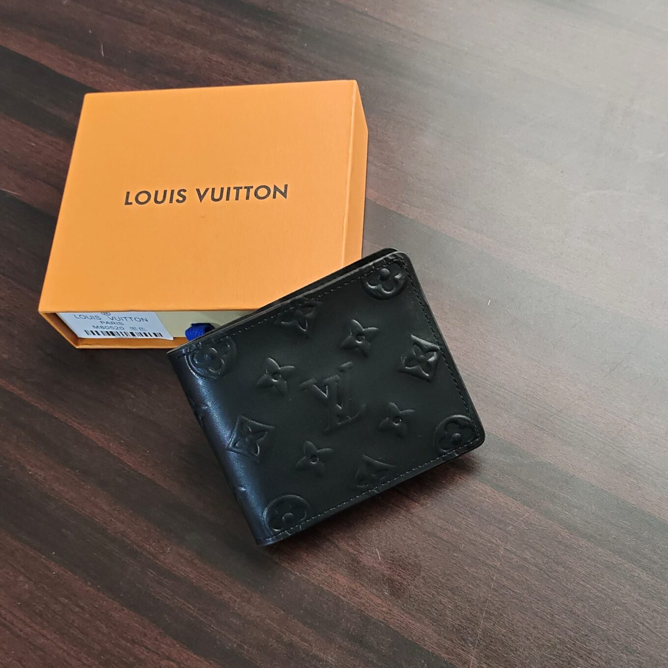 Buy Louis Vuitton Black Mono Embossed Men's Wallet Online