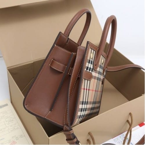 Burberry Mini Vintage Hobo Handbag (With Box)
