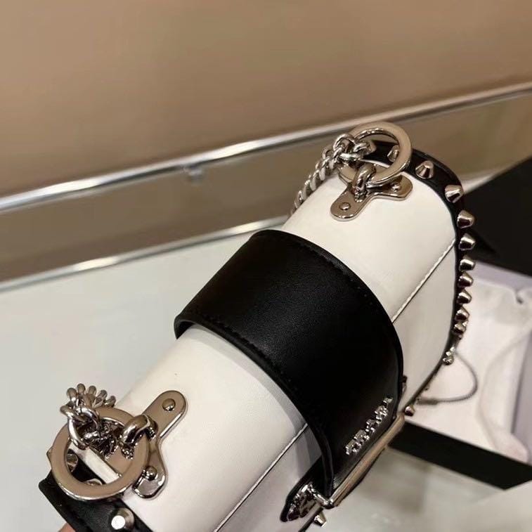 WhatsApp Image 2022-09-07 at 4.56.04 PM Prada City Rockstud Black White Crossbody Bag