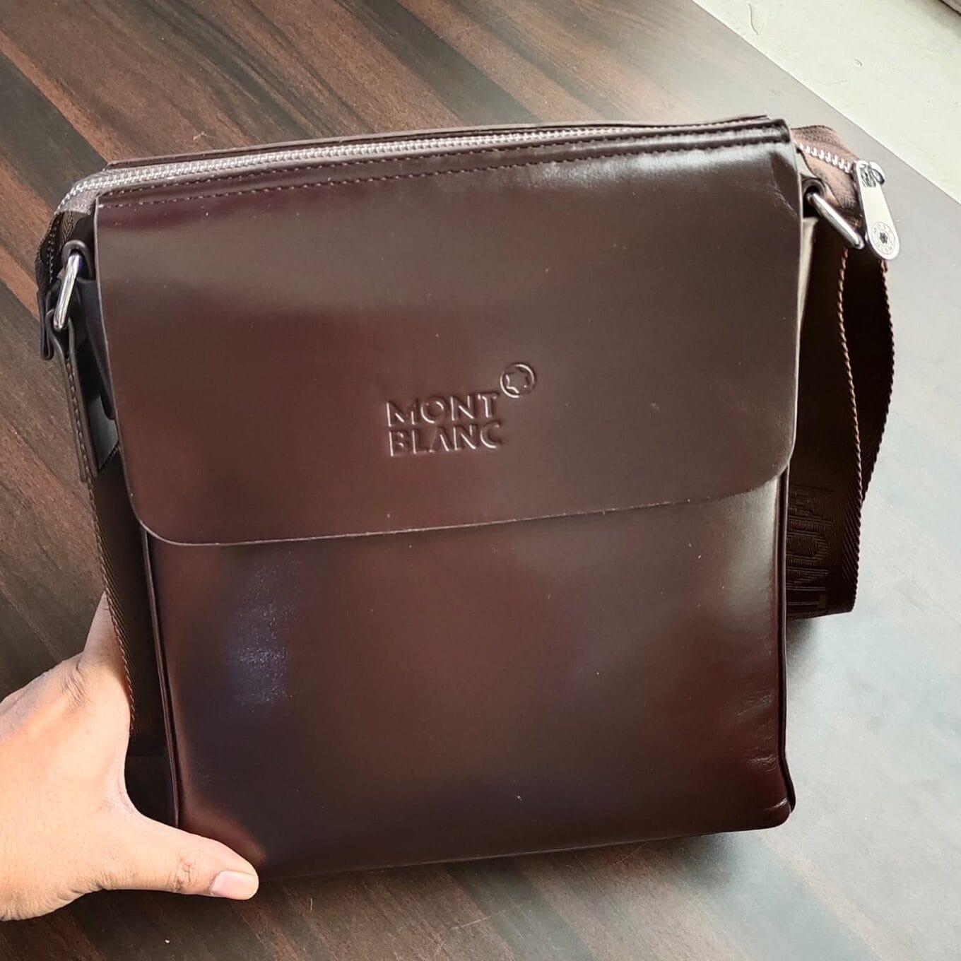 Montblanc Coffee Messenger Bag