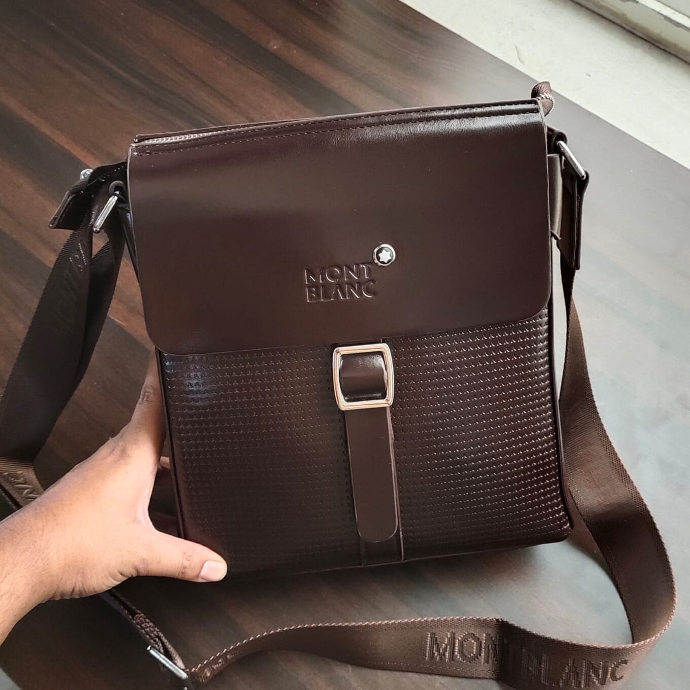 Montblanc Coffee Messenger Bag