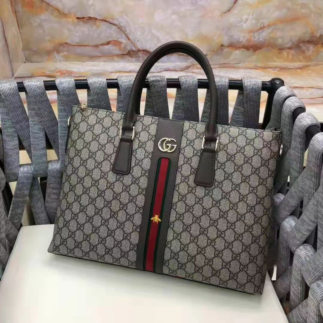Buy Gucci Bee Apricot Laptop Bag - Online