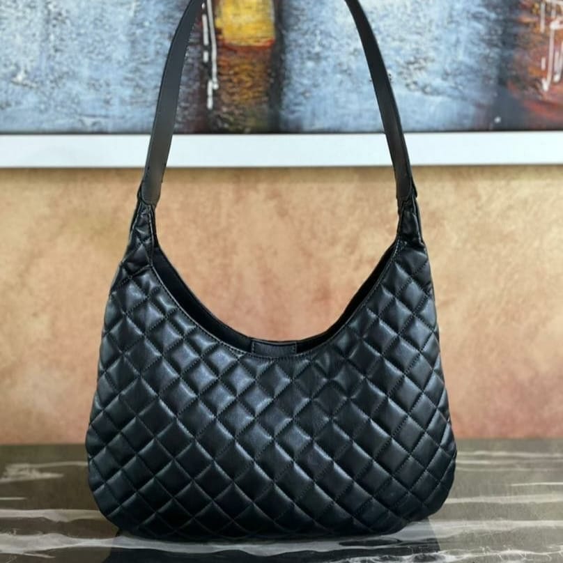 YSL Black Hobo Shoulder Bag