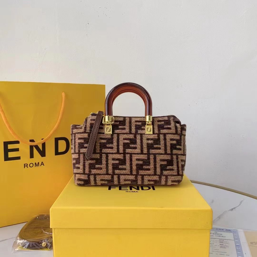 WhatsApp Image 2022-12-23 at 11.37.20 PM Fendi Roma By the way Coffee Monogram Sling Bag (With Box)