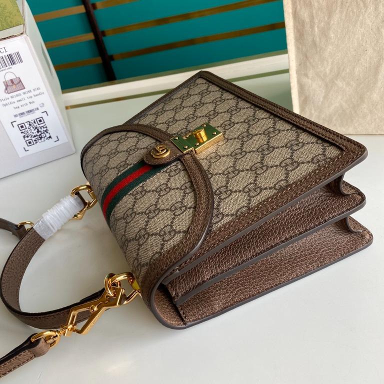 Gucci GG Ophidia Premium Quality Web Top Handle Bag (With Box)