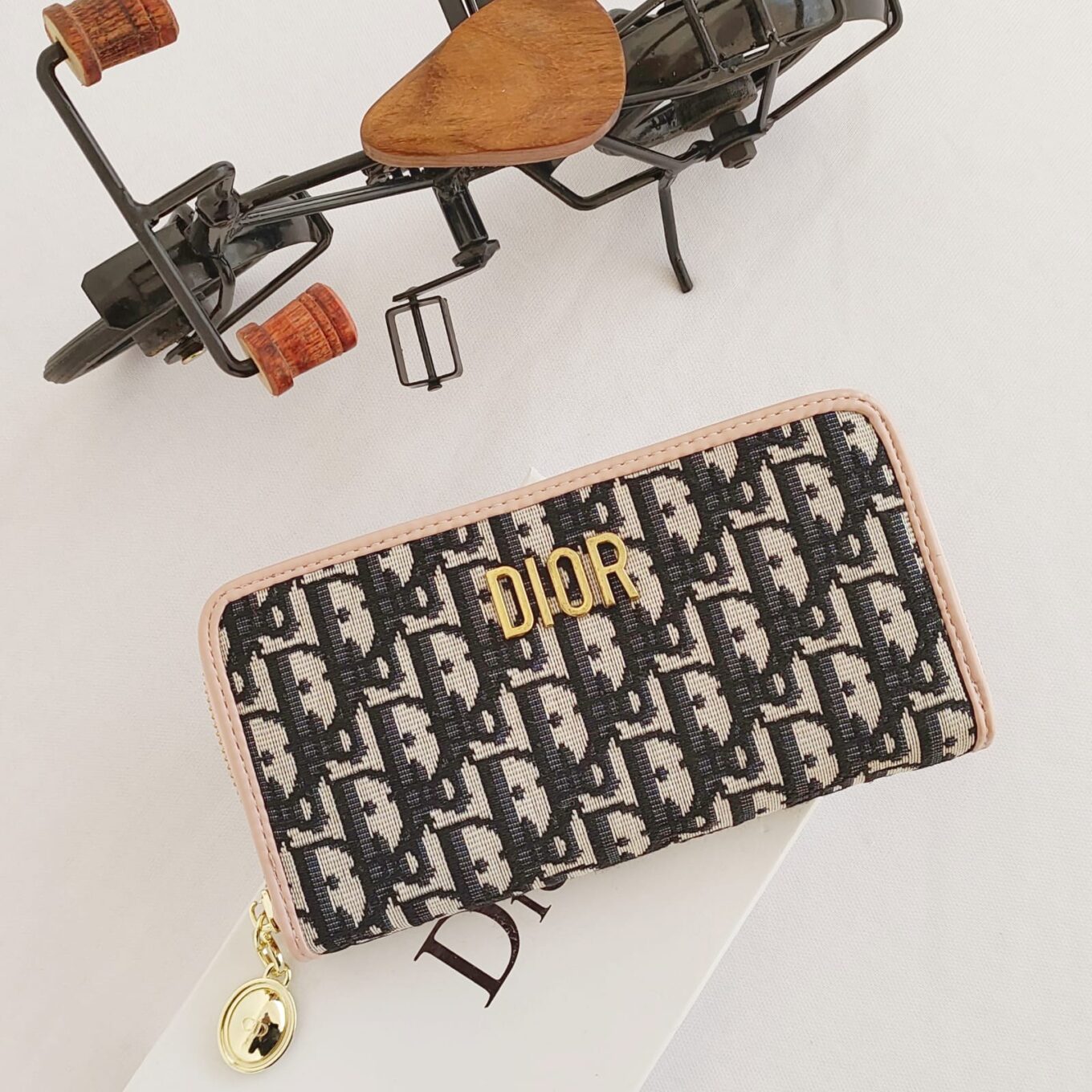 WhatsApp Image 2023-01-07 at 7.08.28 PM Dior Long Pink Zipper Wallet