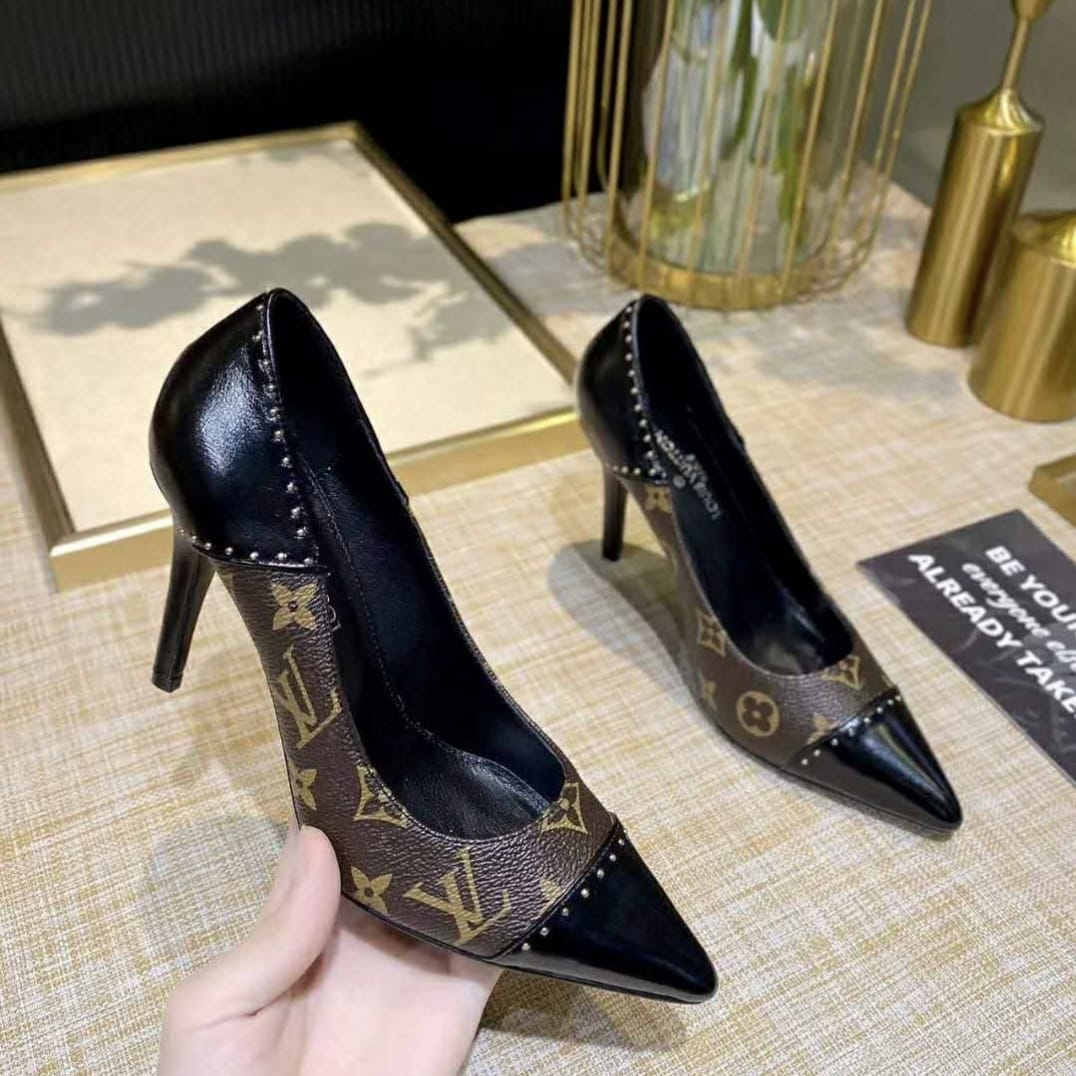 Louis Vuitton, Shoes, Louis Vuitton Monogram Heels
