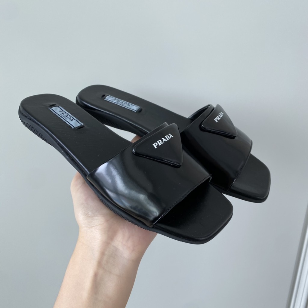 WhatsApp Image 2023-01-11 at 5.02.22 PM Prada Black Slip on Mules