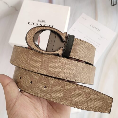 WhatsApp Image 2023-02-17 at 5.30.49 PM Coach Apricot Black Reversible Belt