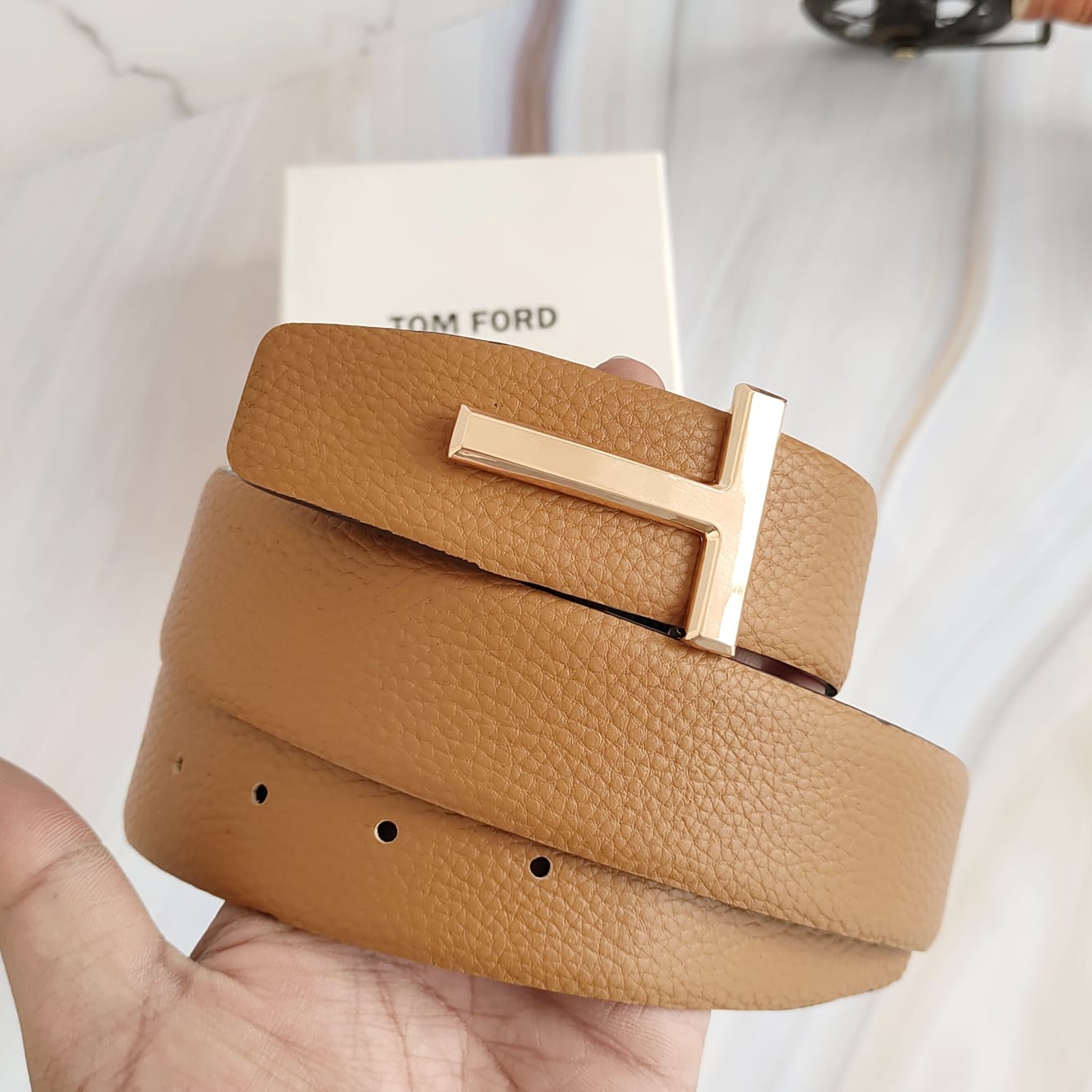 Tomford T Brown Belt