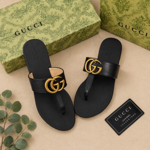 WhatsApp Image 2026-06-09 at 14.01.29 (1) Gucci Black GG Thong Slide