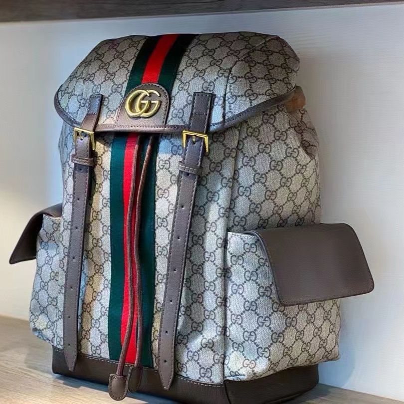 WhatsApp Image 2025-10-15 at 5.44.01 PM (1) GUCCI OPHIDIA KHAKI LARGE BACKPACK