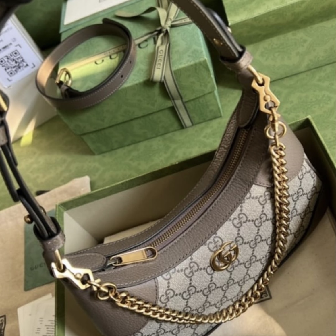 Screenshot Gucci Ophidia Aphrodite Shoulder Bag (With Box)