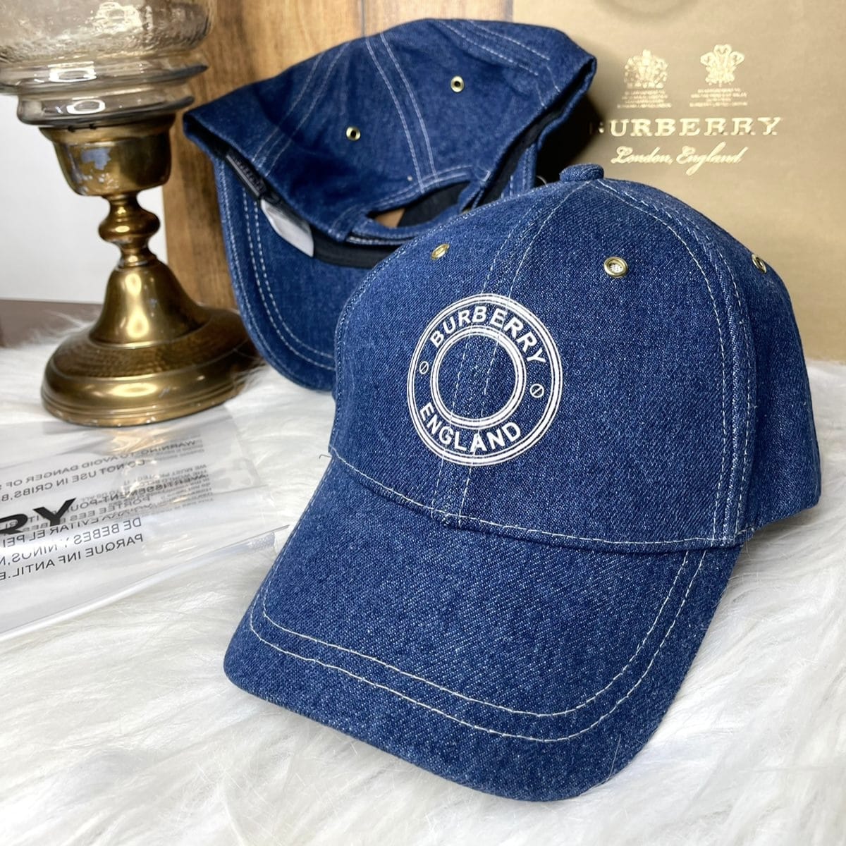 Burberry Denim Baseball Cap