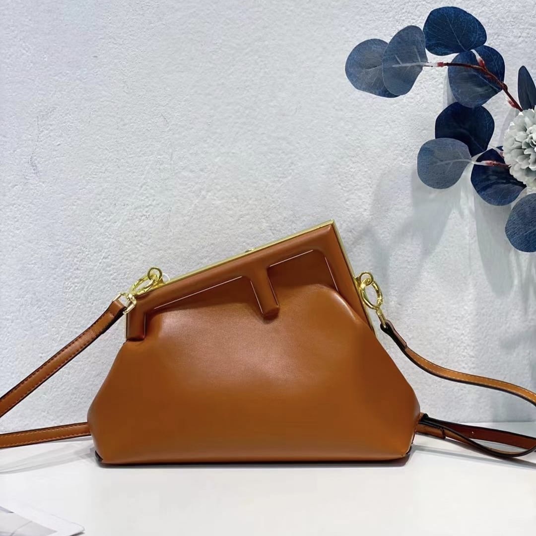 Buy FENDI FIRST TAN CLUTCH SLING BAG (WITH BOX) Online