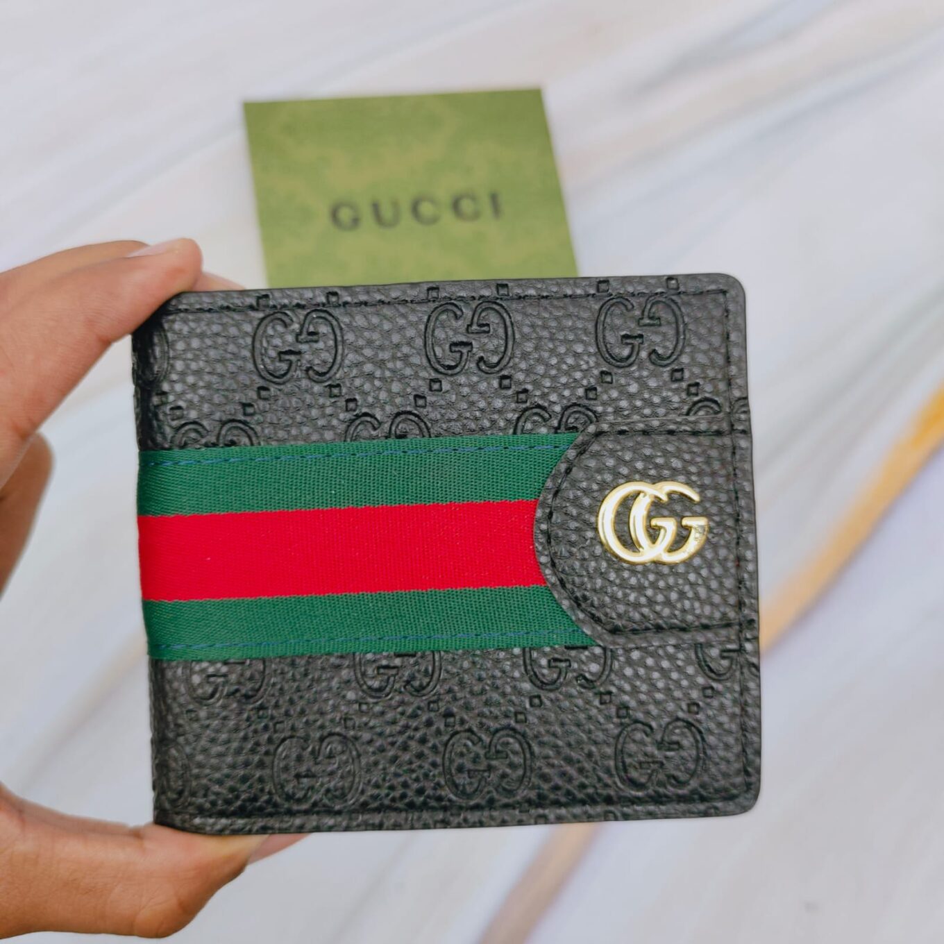 Buy Gucci Black Embossed Men's Wallet Online