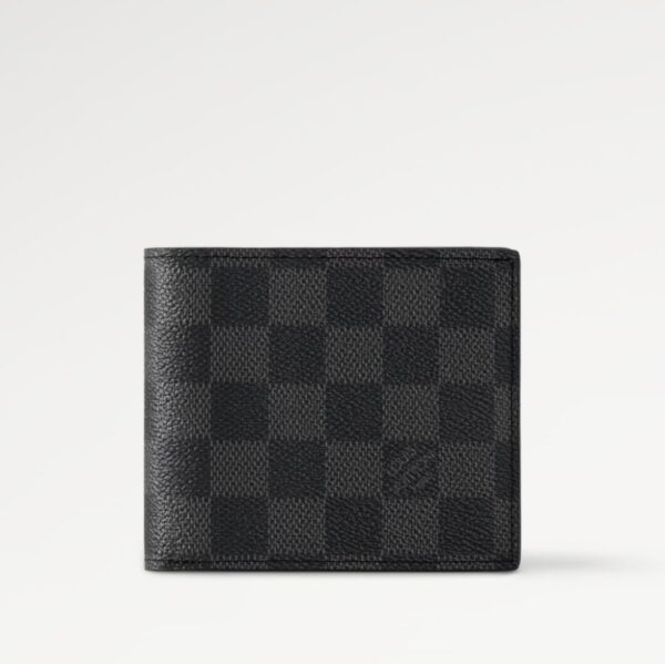 Louis Vuitton Black Grid Men's Wallet