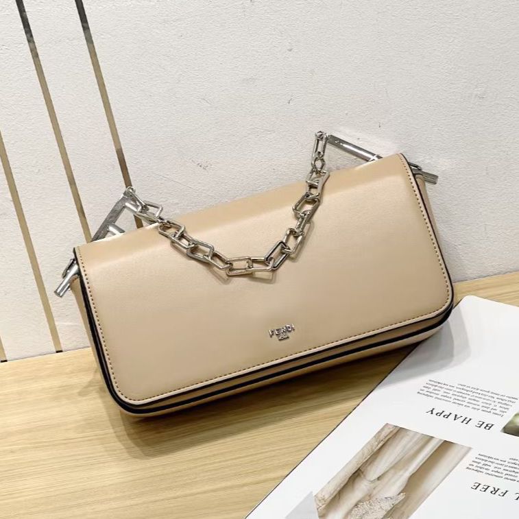 Fendi First Sight Camel Sling Bag (With Box)