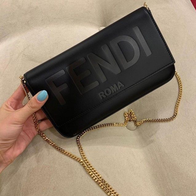 Fendi  Multi Pochette Felicie Black Sling Bag (With Box)