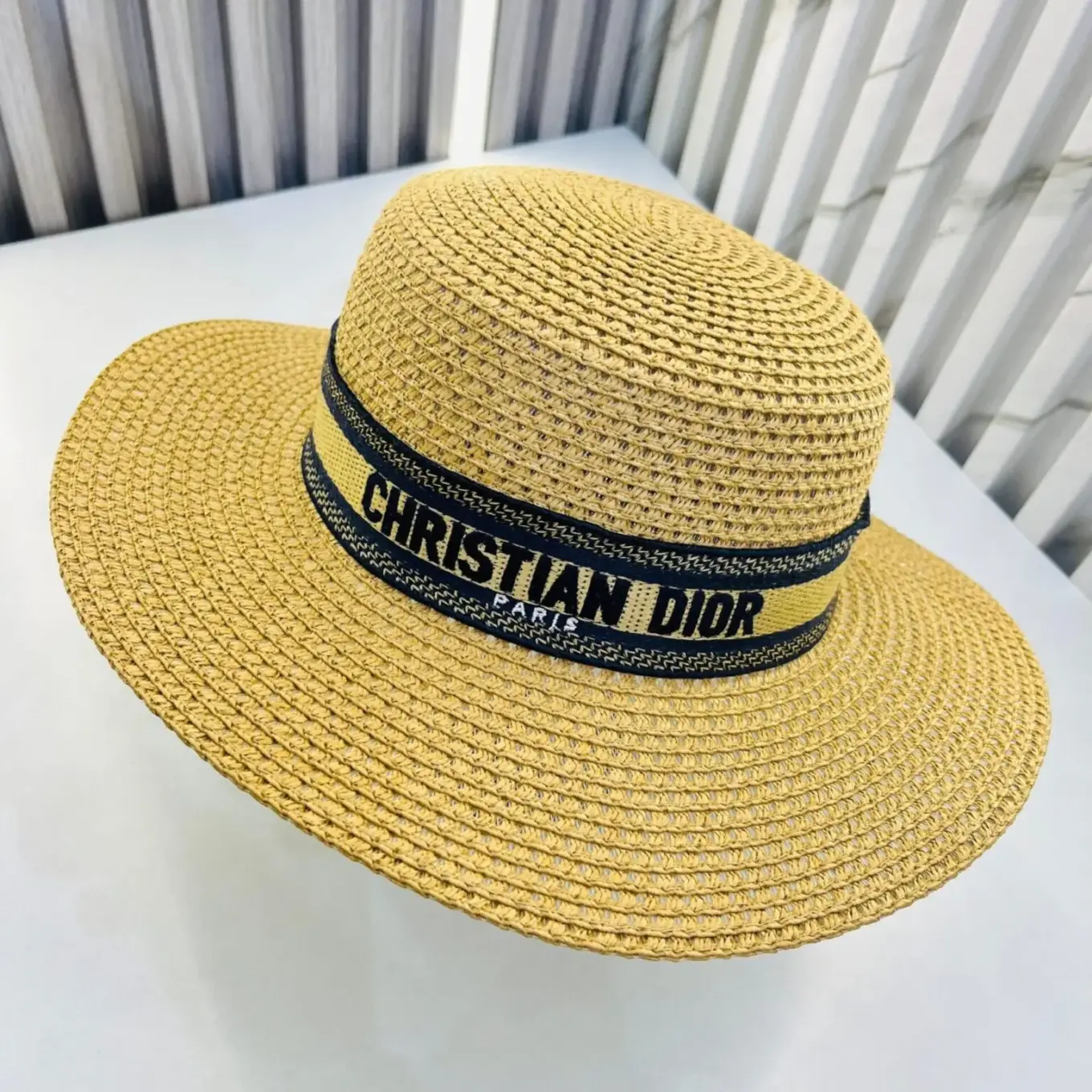 Christian Dior Unisex Khaki Beach Hat