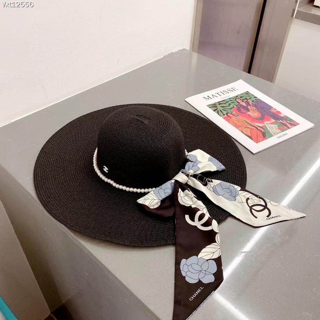 Chanel Black Women Beach Hat