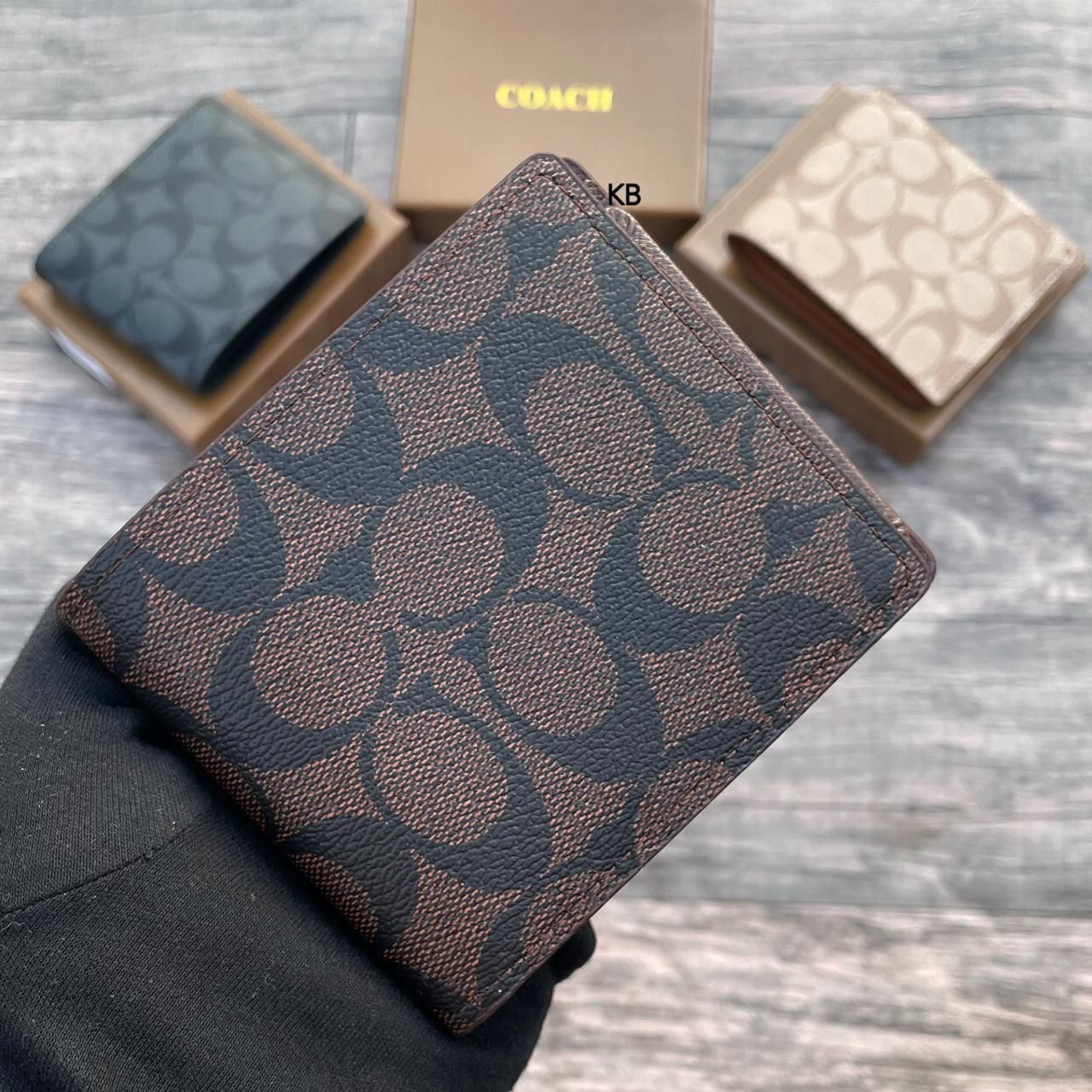 Coach Bifold Coffee Color Men’s Wallet