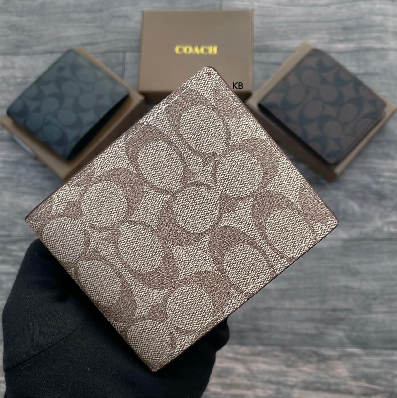 Coach apricot wallet Clearance