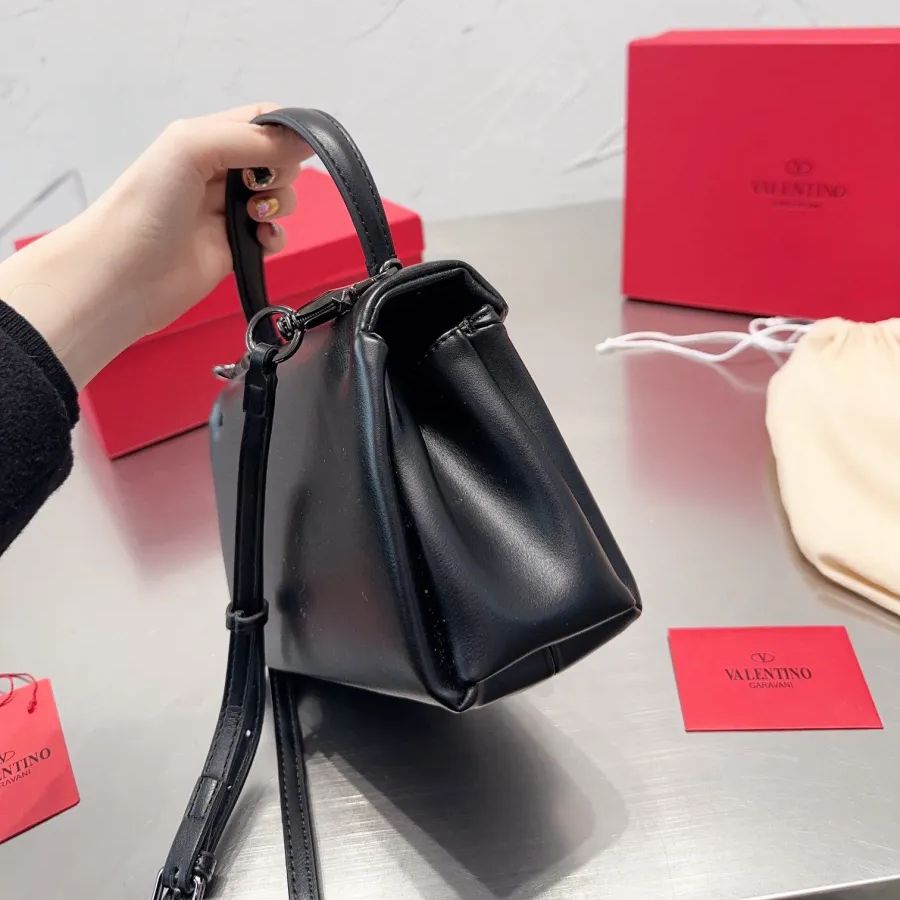 WhatsApp Image 2023-07-11 at 21.19.48 Valentino One Stud Black Color Handbag (With Box)