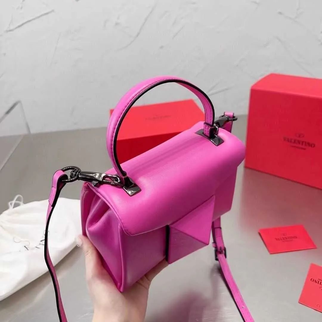 Valentino One Stud Pink Color Handbag (With Box)