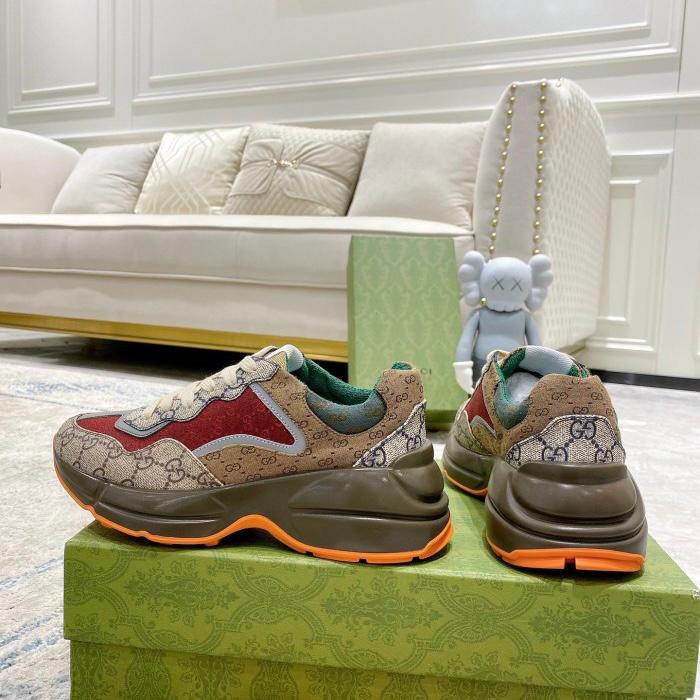 Buy GUCCI GG RYTHON BRICK CANVAS PREMIUM QUALITY SHOE FOR WOMEN Online