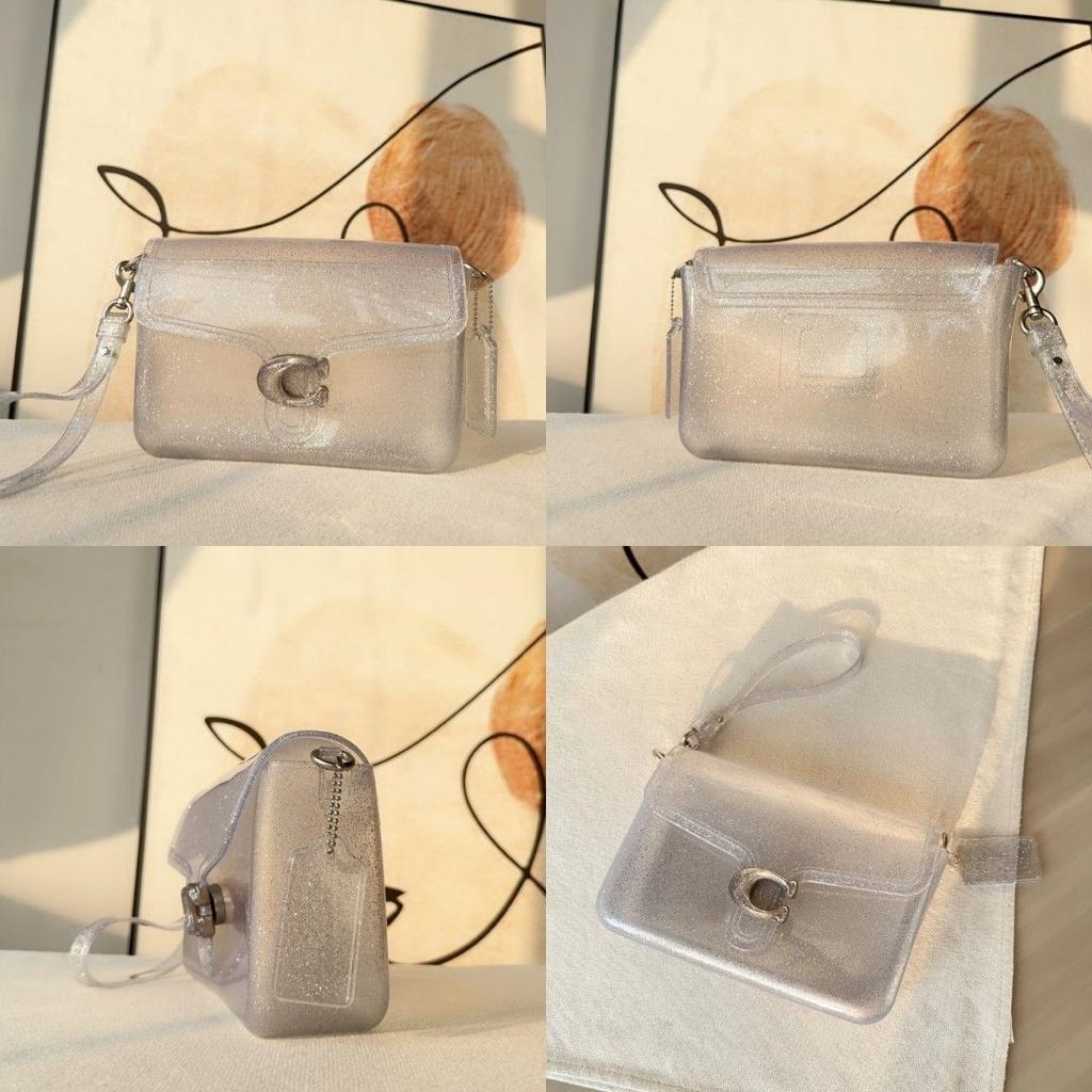 WhatsApp Image 2023-09-20 at 23.48.48 Coach Jelly Tabby Silver Sling Bag Premium Quality (With Box)