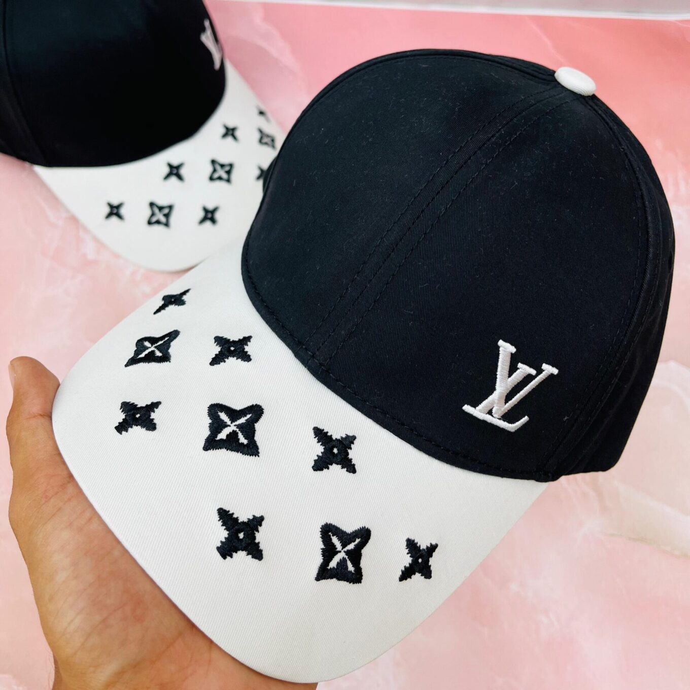 Louis Vuitton White Baseball Cap