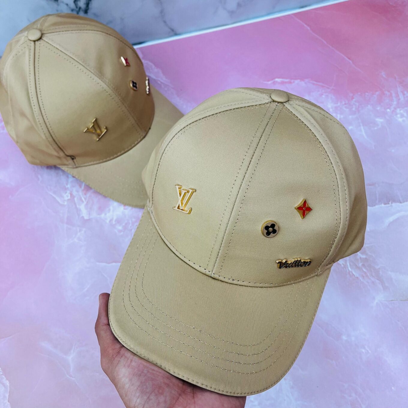 Buy LOUIS VUITTON CREAM BASEBALL CAP Online