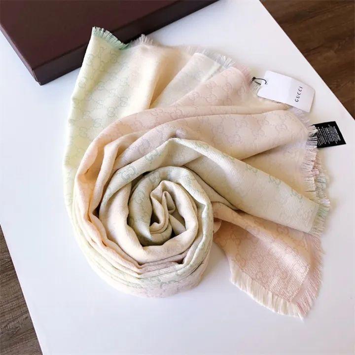 WhatsApp Image 2023-10-11 at 19.46.32_987afc01 Gucci White Multicolour GG Unisex Stole