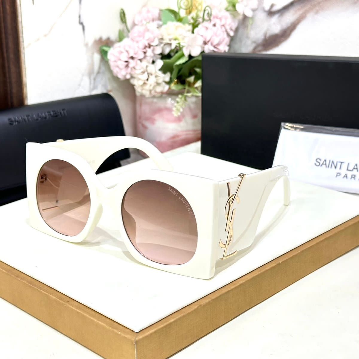 Buy Ysl Oversized Logo Sunglass for Women Online