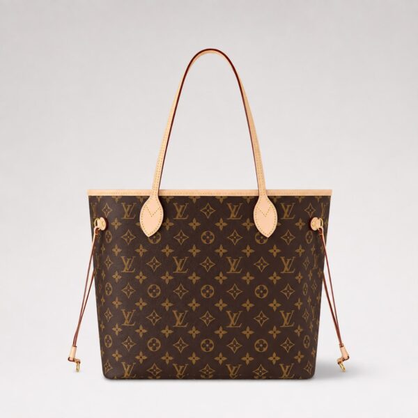 Louis Vuitton Neverfull MM Coffee Monogram Premium Tote Bag (With Double Box)