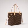 Louis Vuitton Neverfull MM Coffee Monogram Premium Tote Bag (With Double Box)